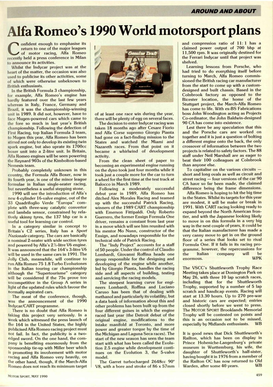 Motor Sport Magazine Preview Pages