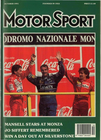 Motor Sport: October 1991 issue Motor Sport: October 1991