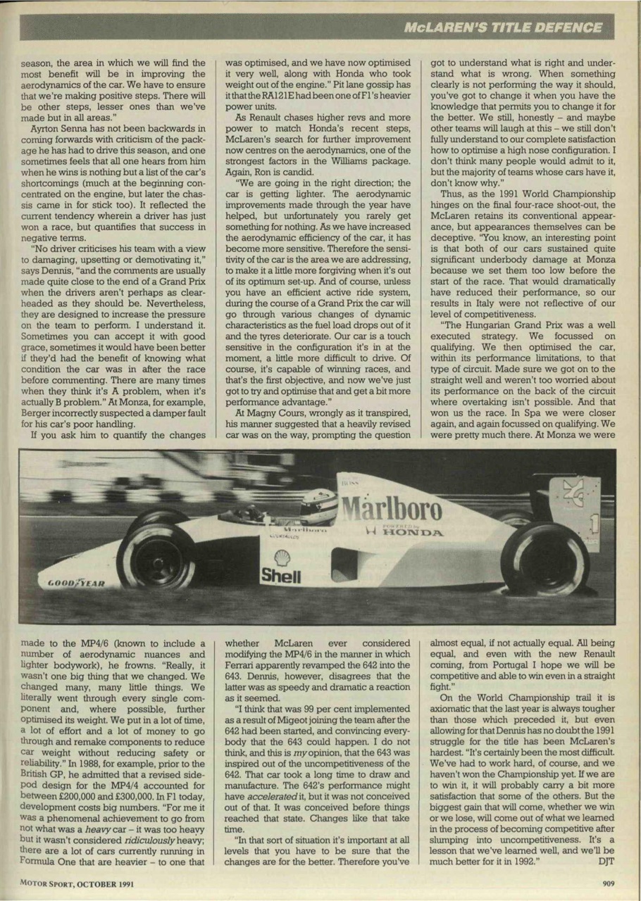 Motor Sport Magazine Preview Pages