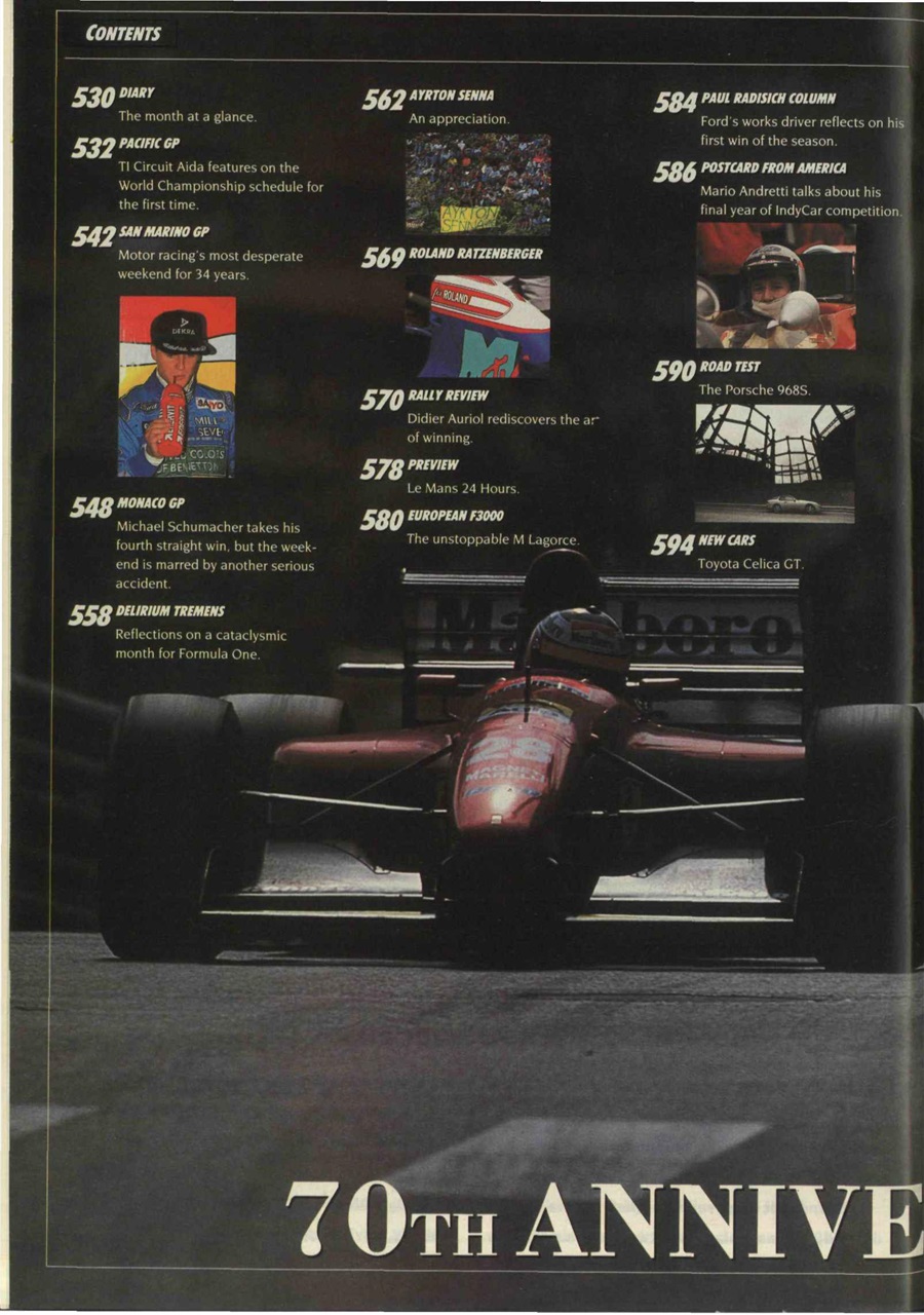 Motor Sport Magazine Preview Pages