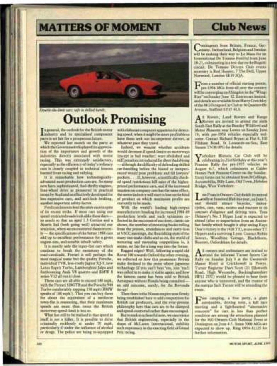 Motor Sport Magazine Preview Pages