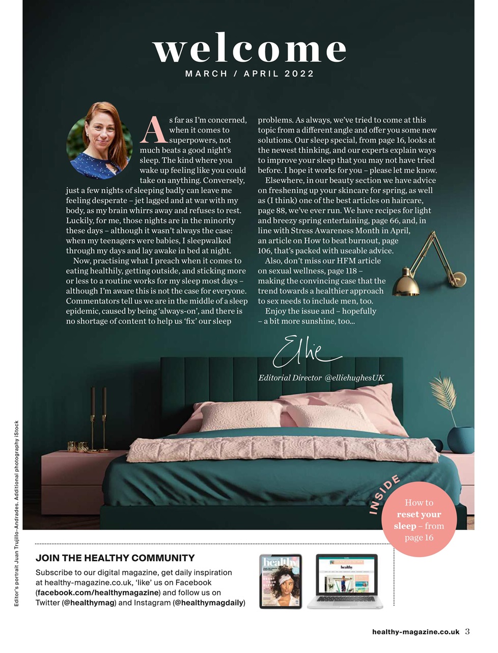 Healthy Magazine Preview Pages