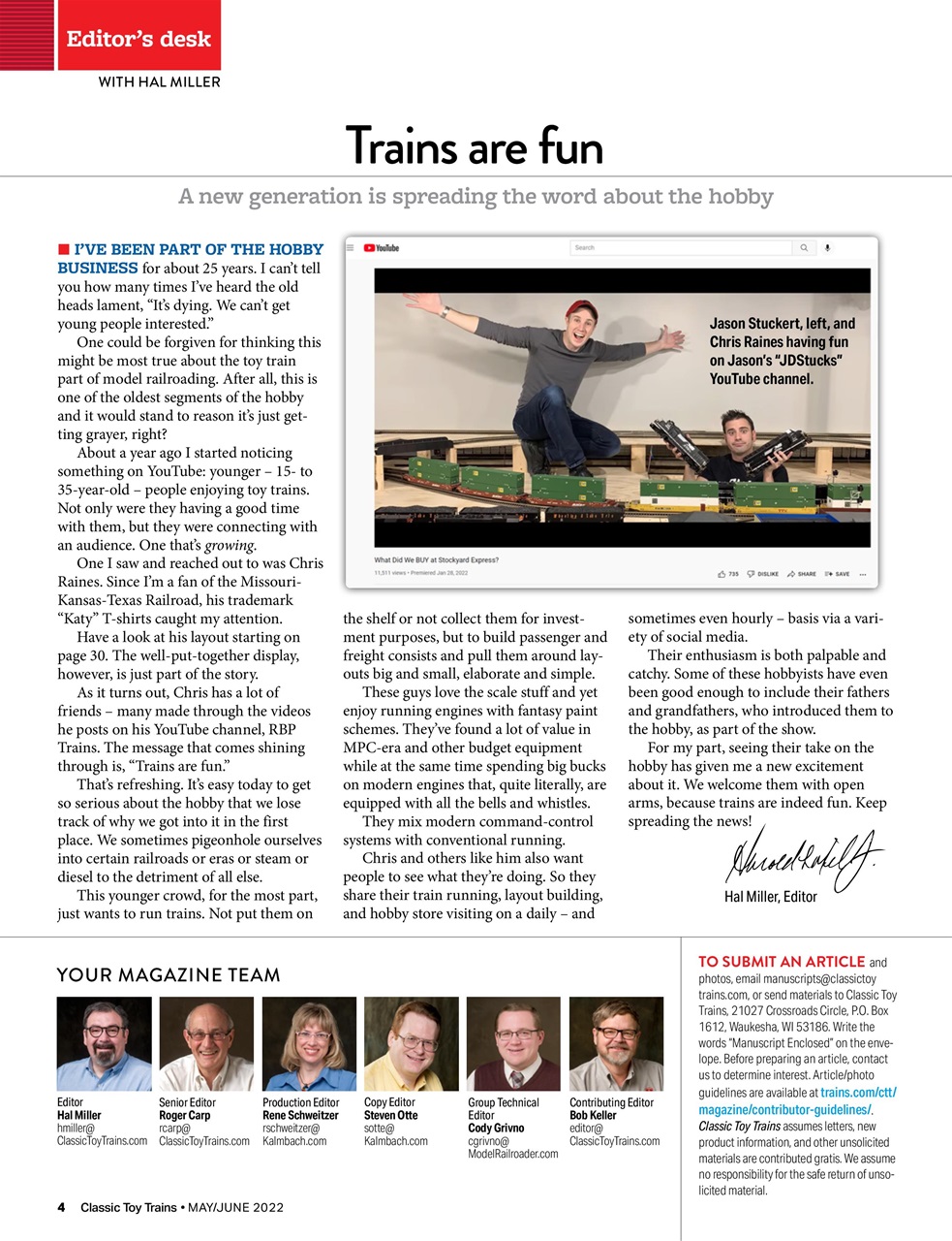 Classic Toy Trains Preview Pages