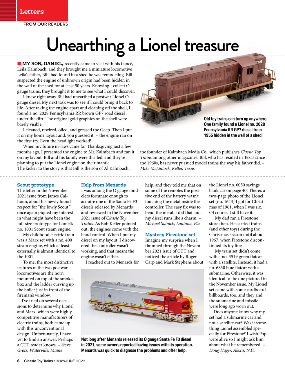 Classic Toy Trains Preview Pages