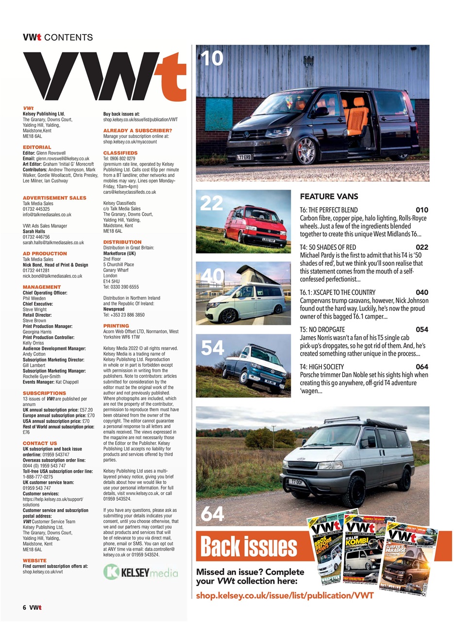 VWt Magazine Preview Pages