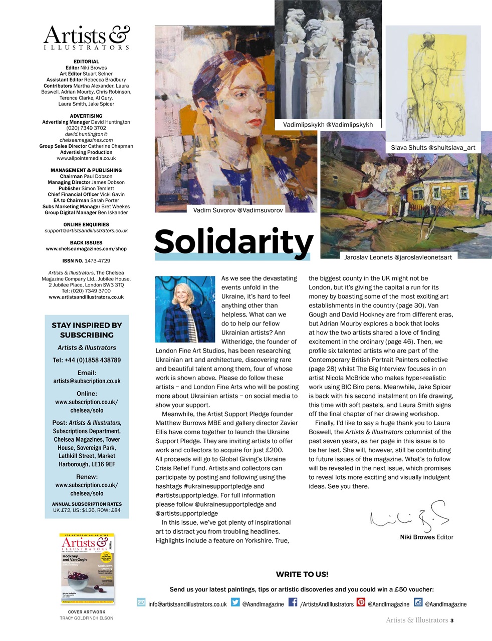 Artists & Illustrators Preview Pages