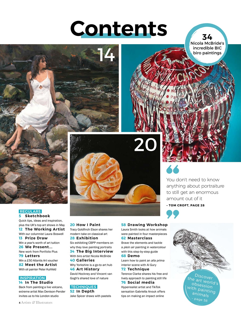 Artists & Illustrators Preview Pages