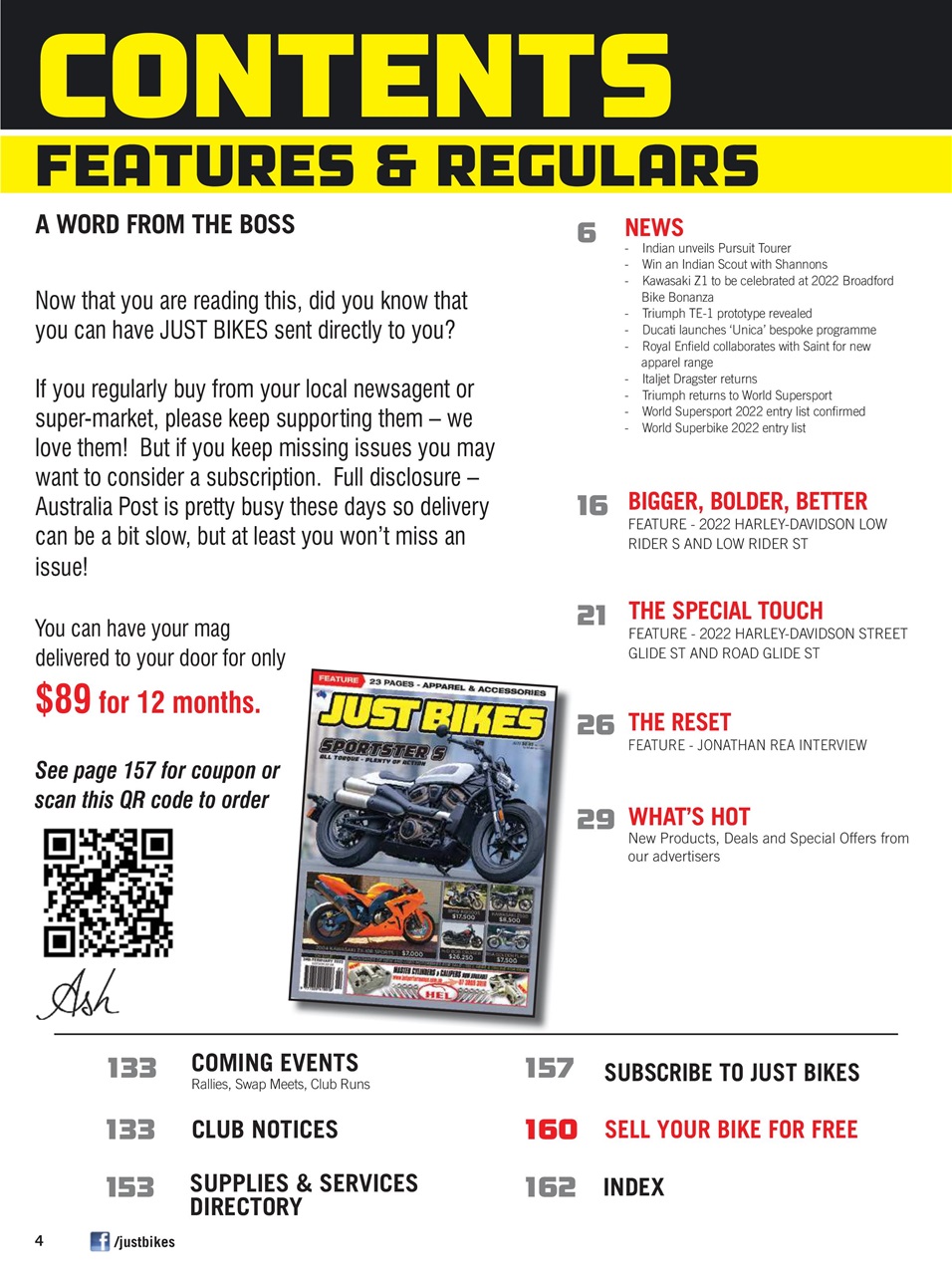 JUST BIKES Preview Pages