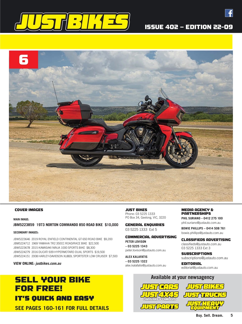 JUST BIKES Preview Pages