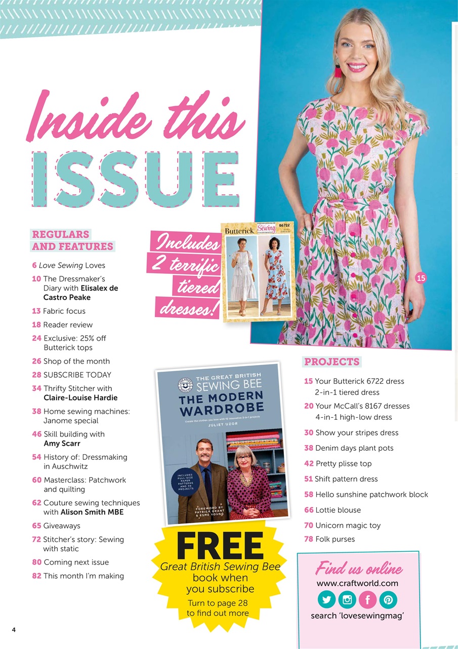 Love Sewing Preview Pages