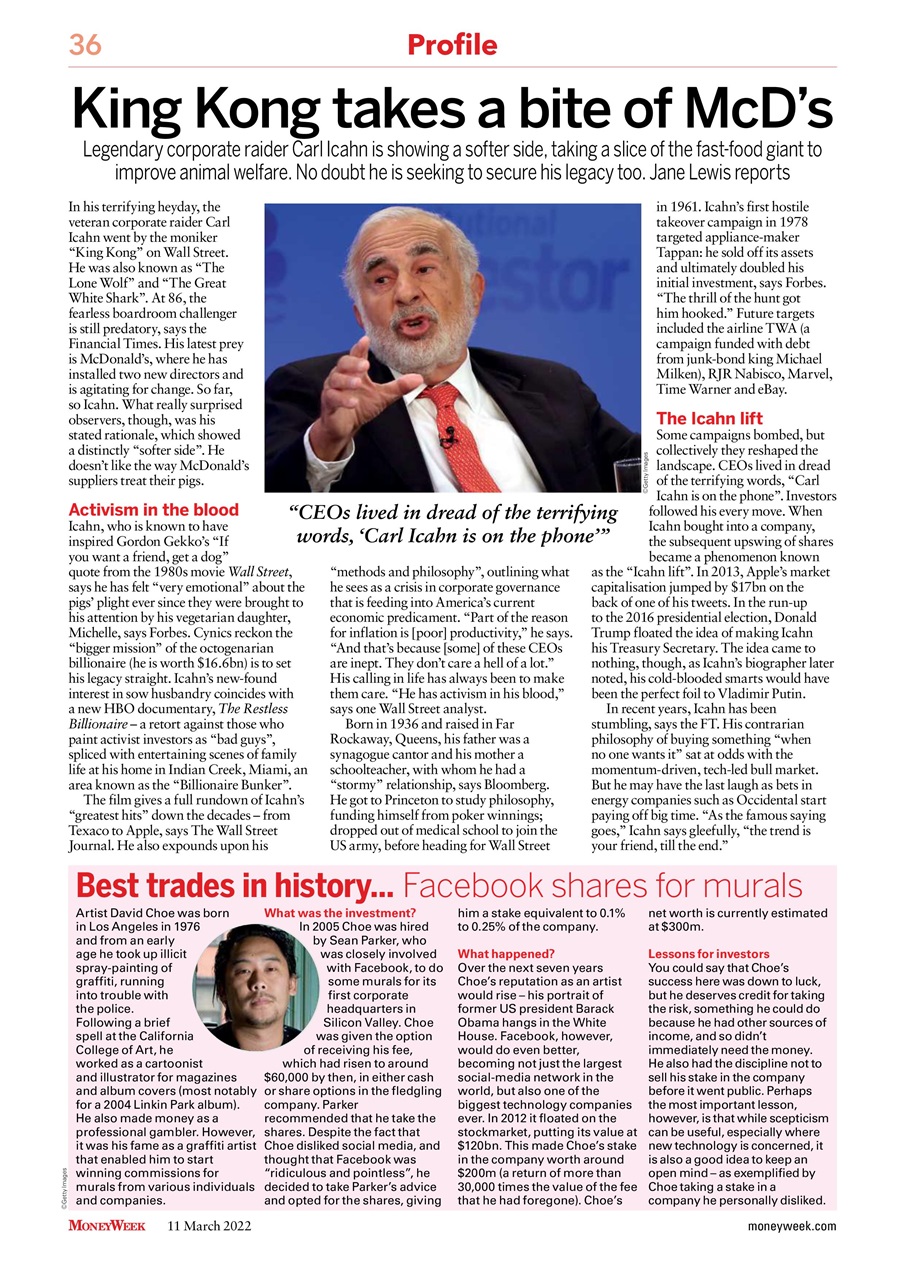 MoneyWeek Preview Pages