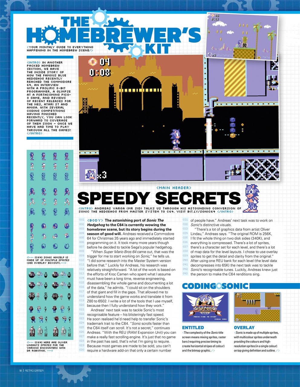 Retro Gamer Preview Pages