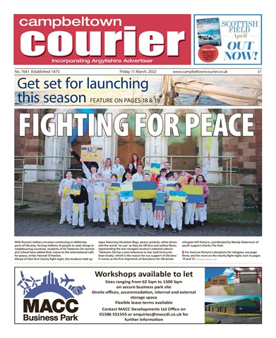 Campbeltown Courier issue 11/03/2022