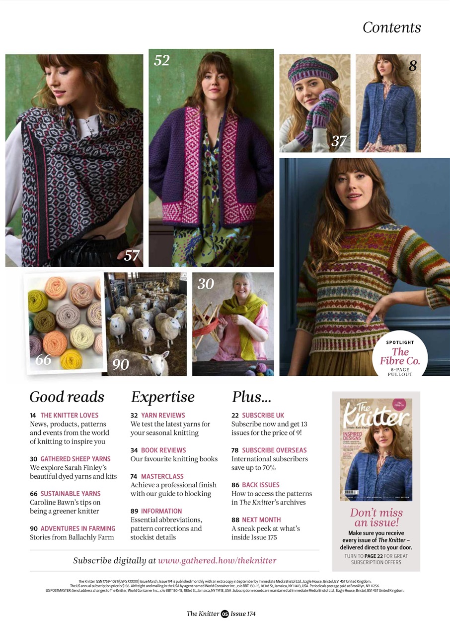 The Knitter Preview Pages