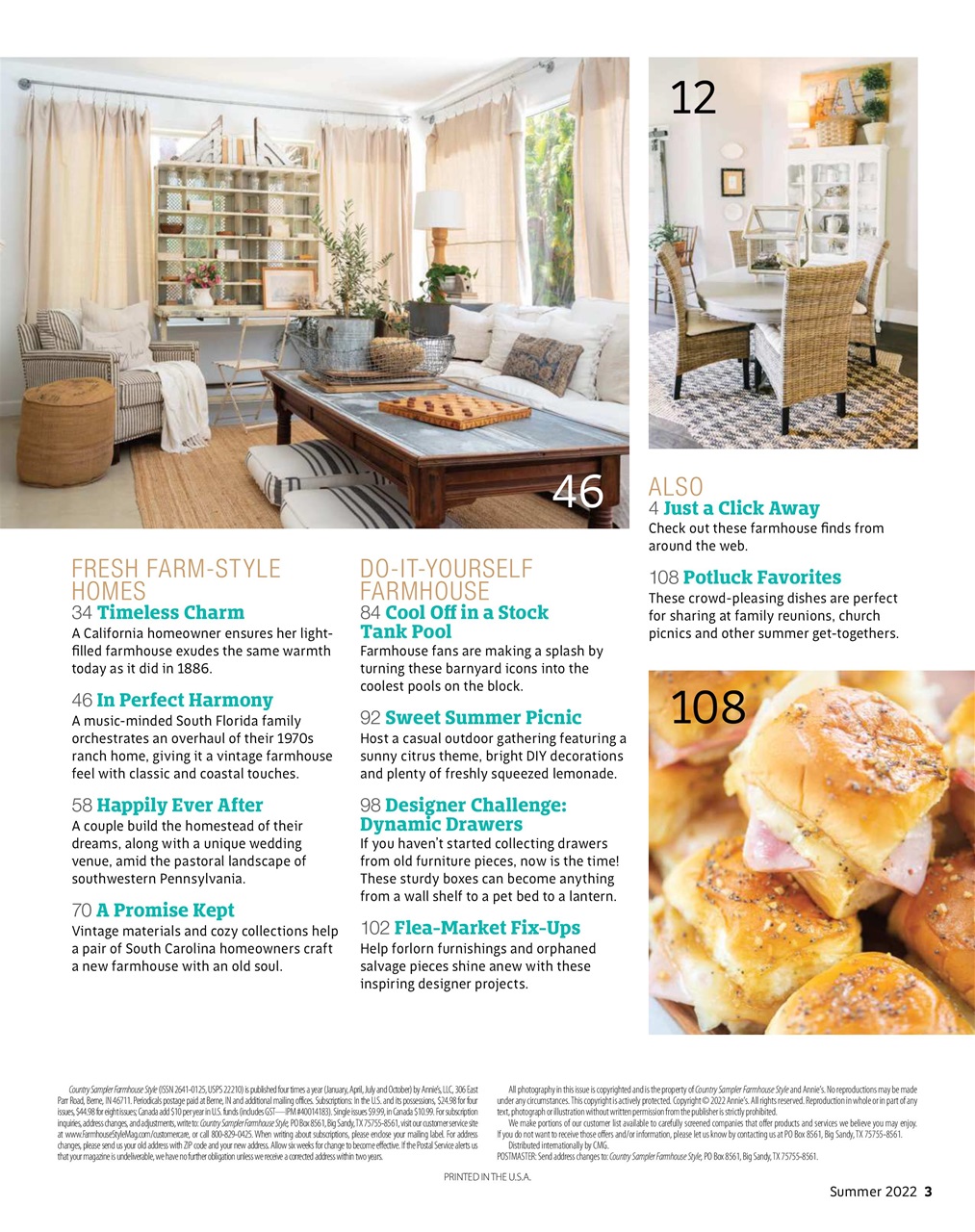 Farmhouse Style Preview Pages