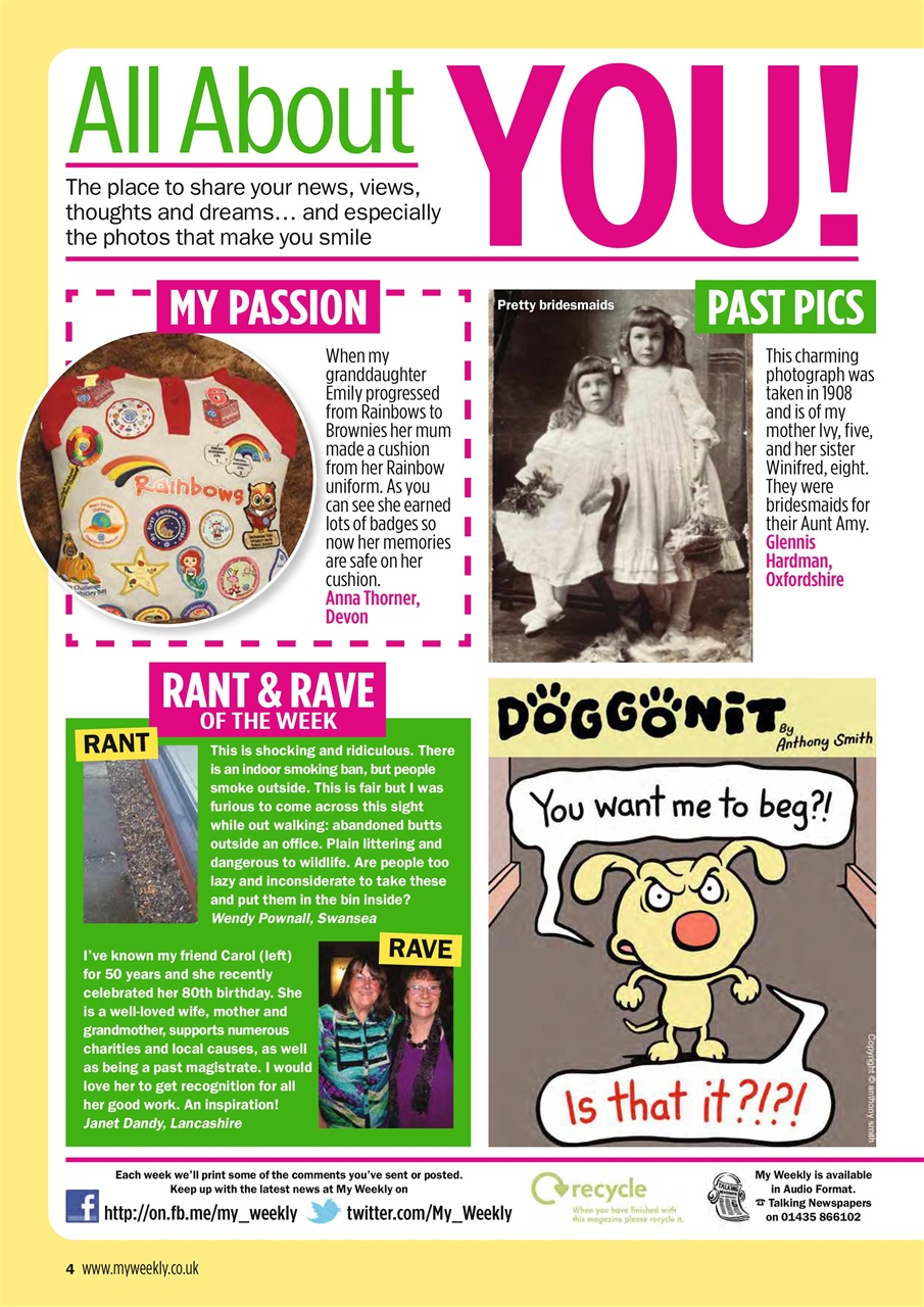 My Weekly Preview Pages