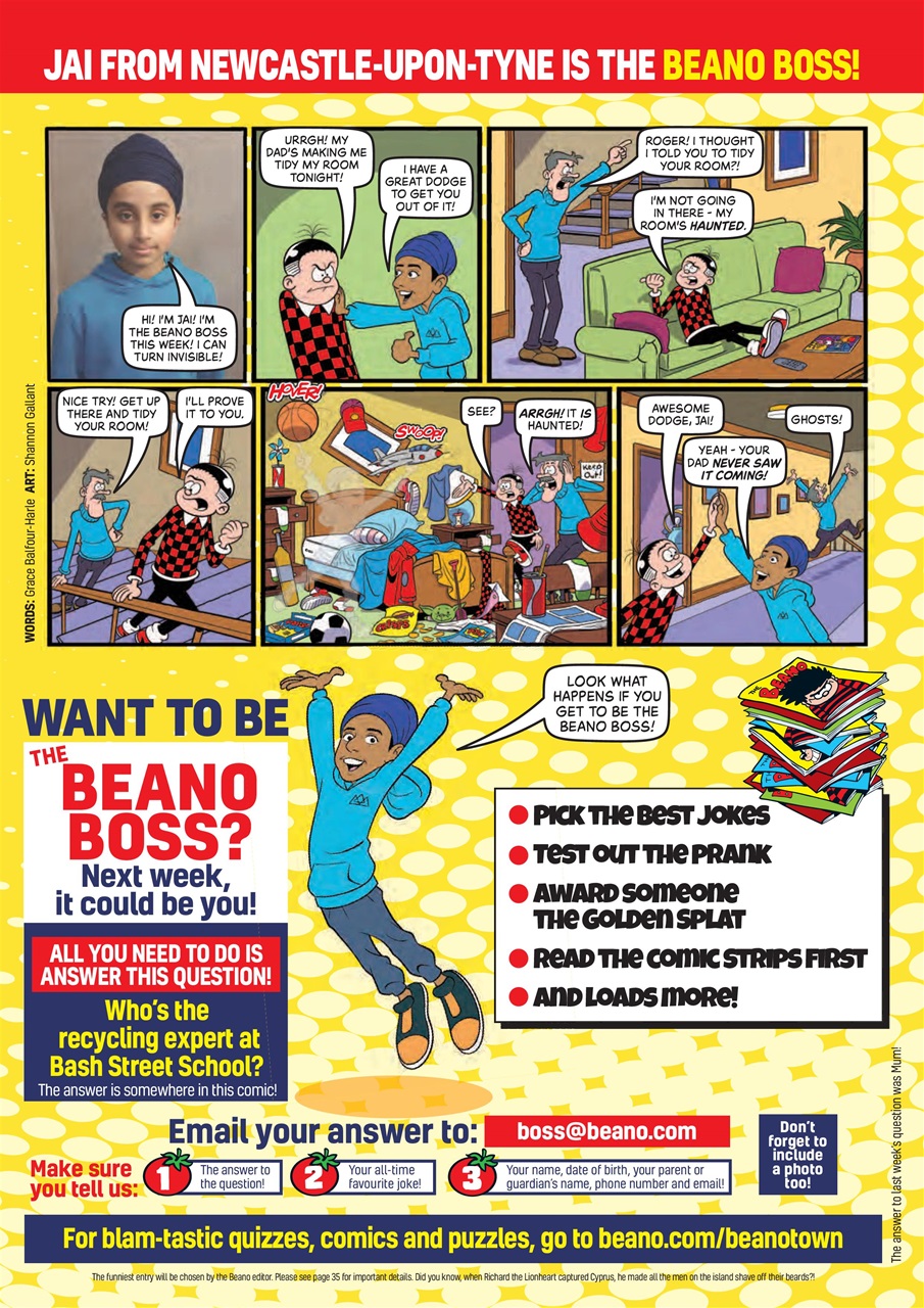 Beano Preview Pages