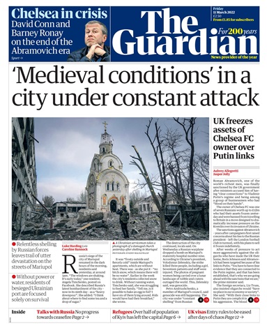 The Guardian Newspaper issue Friday, March 11, 2022