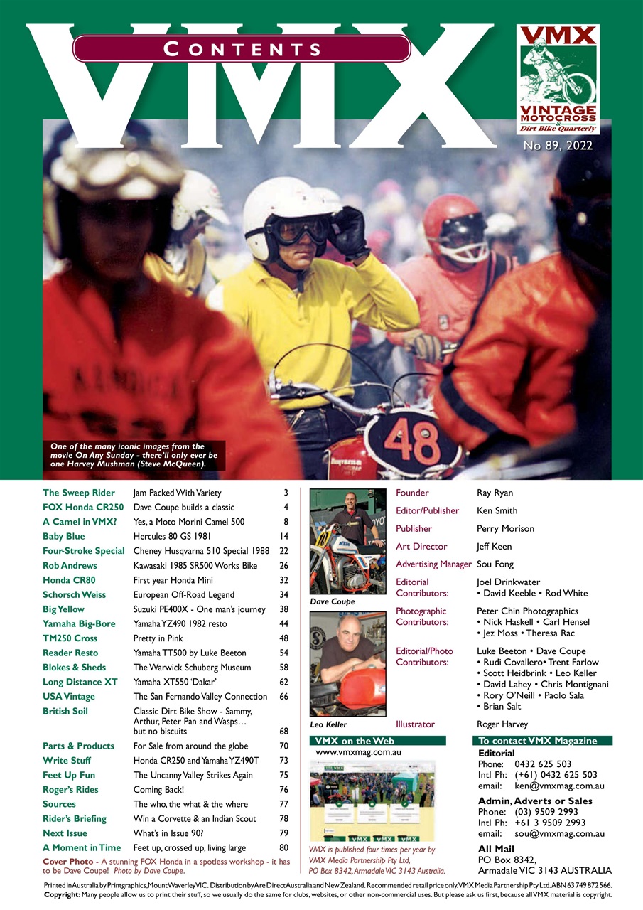 VMX Magazine Preview Pages