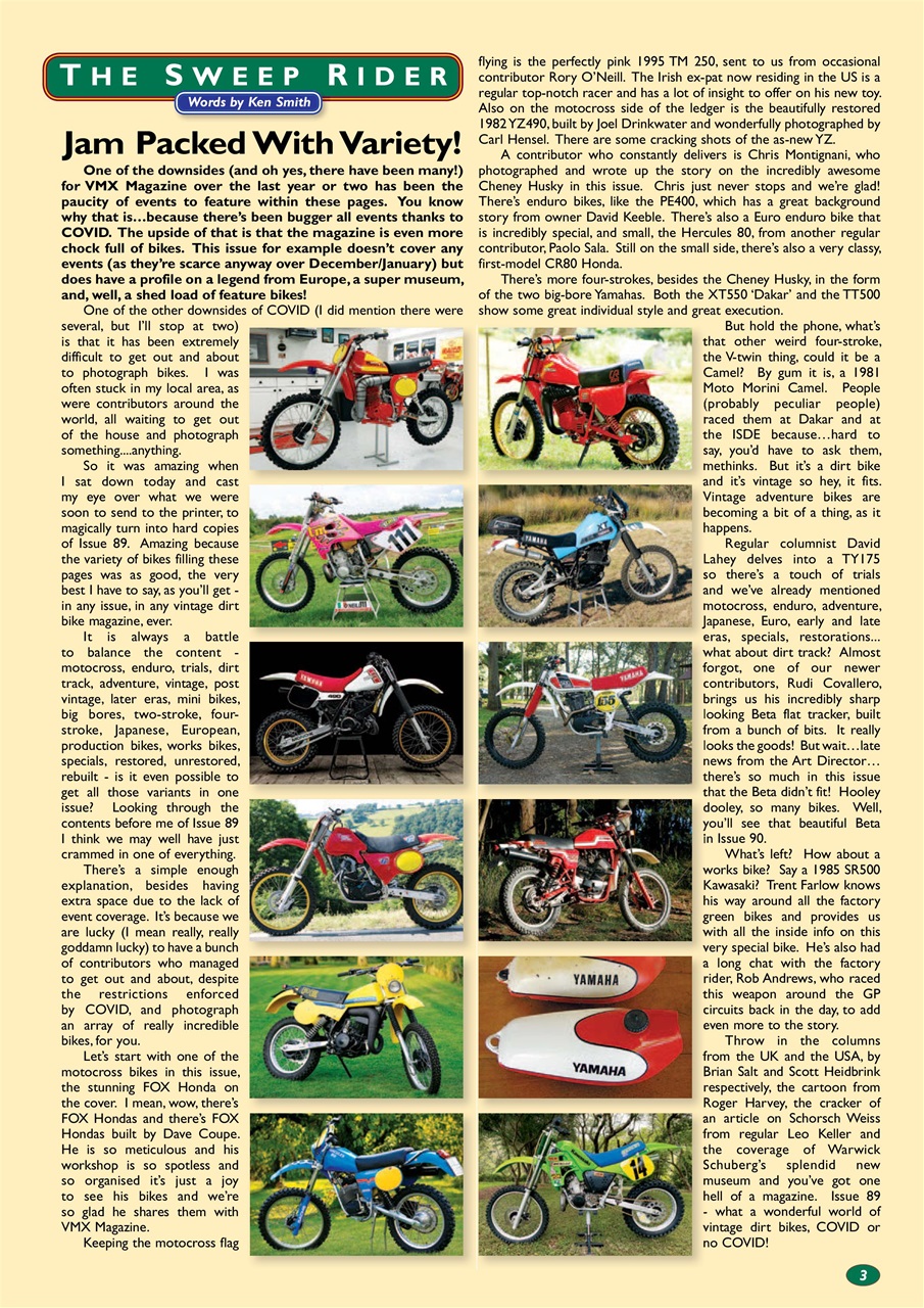 VMX Magazine Preview Pages