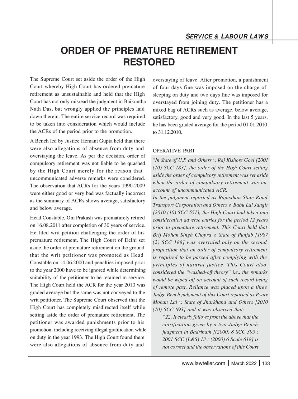 Lawteller – A Legal Awareness Magazine Preview Pages