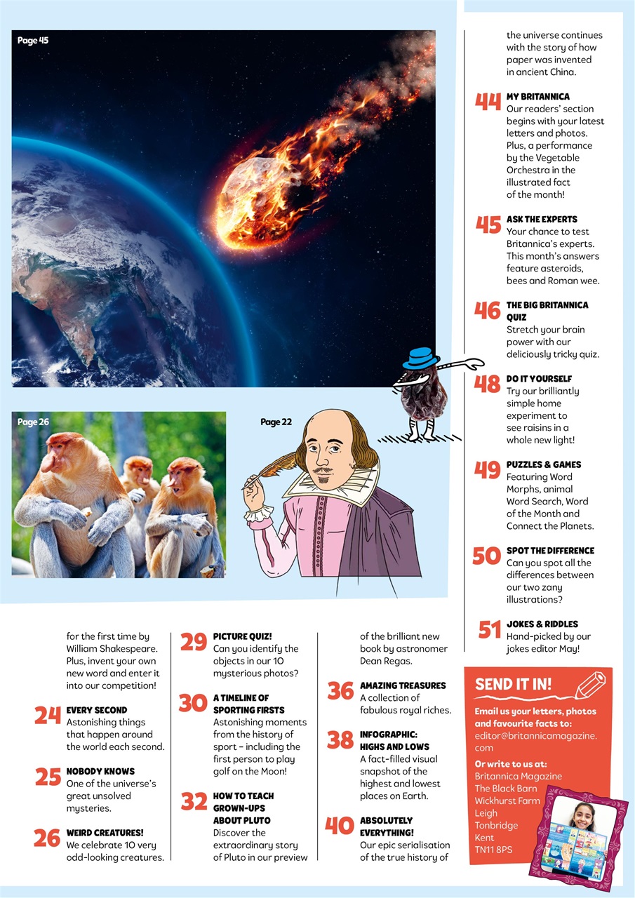 What on Earth! Magazine Preview Pages