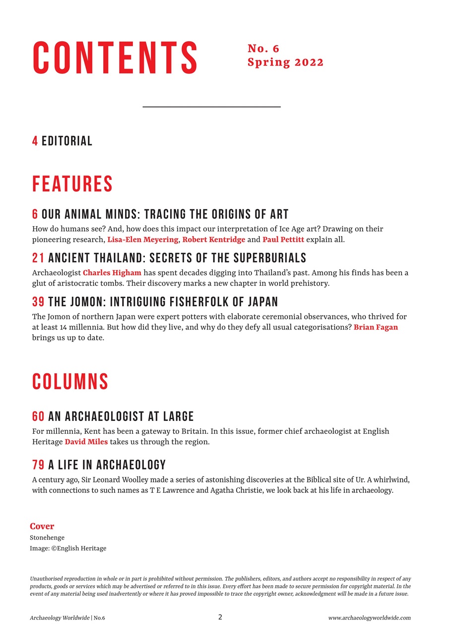 Archaeology Worldwide Preview Pages