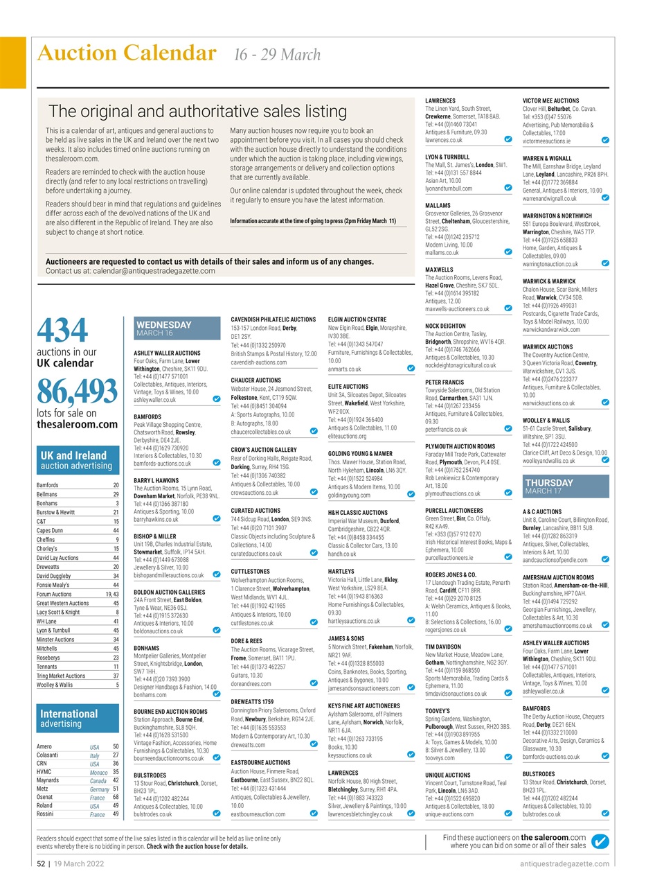 Antiques Trade Gazette Preview Pages