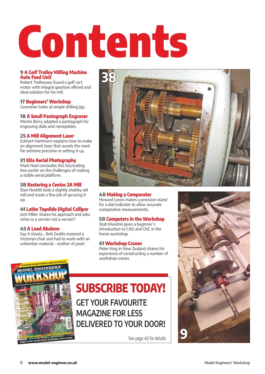 Model Engineer & Workshop Magazine Preview Pages