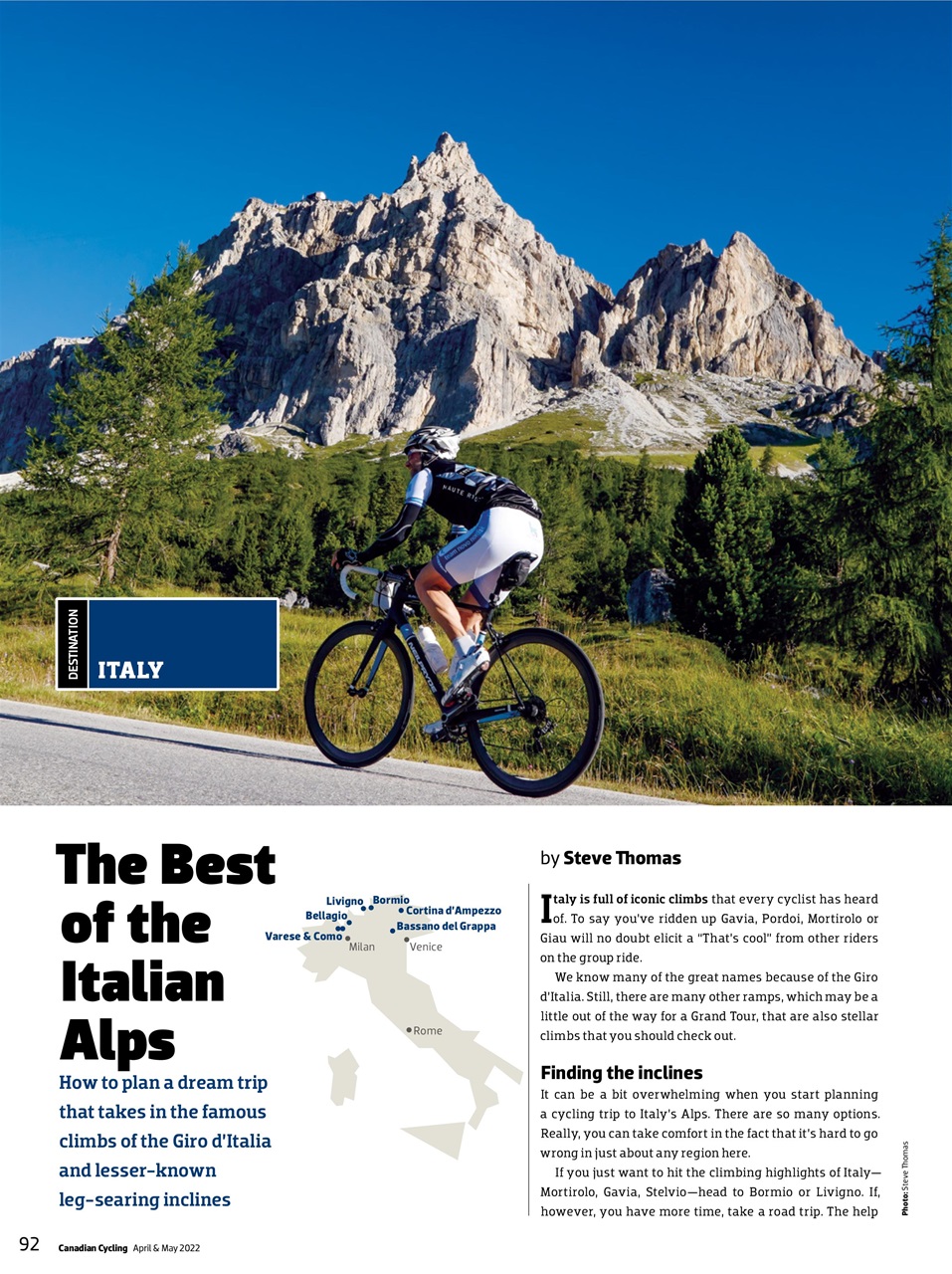 Canadian Cycling Magazine Preview Pages