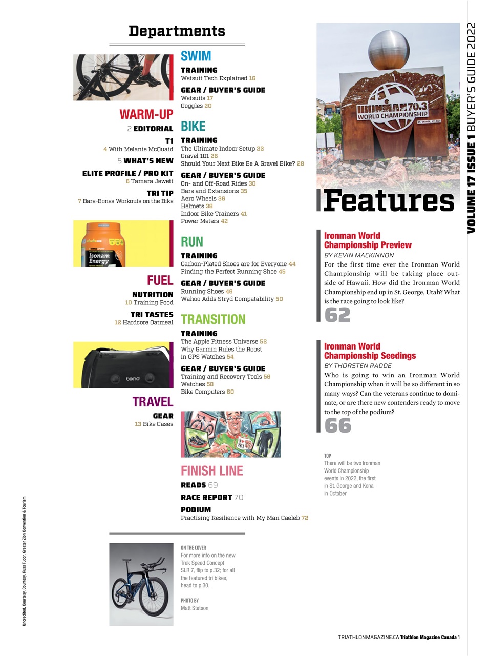 Triathlon Magazine Canada Preview Pages