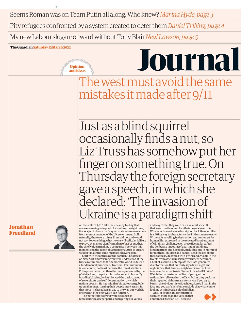 The Guardian Newspaper Preview Pages