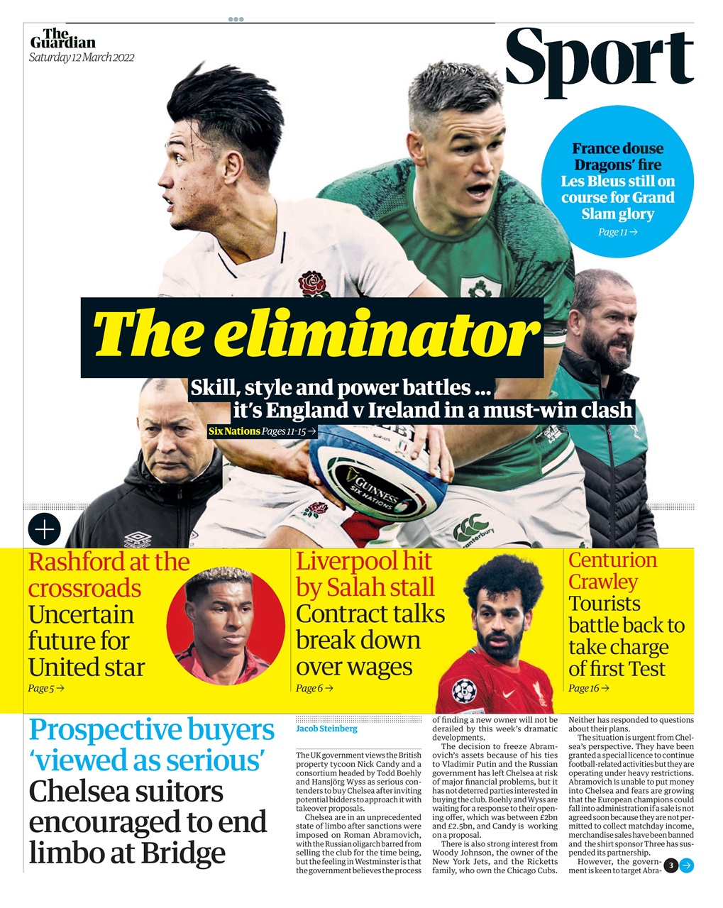 The Guardian Newspaper Preview Pages