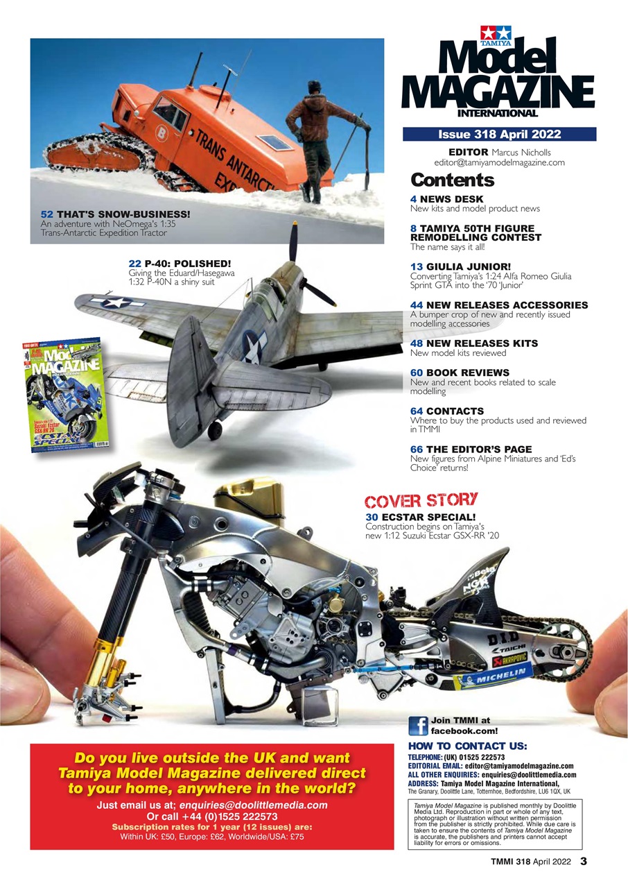 Tamiya Model Magazine Preview Pages