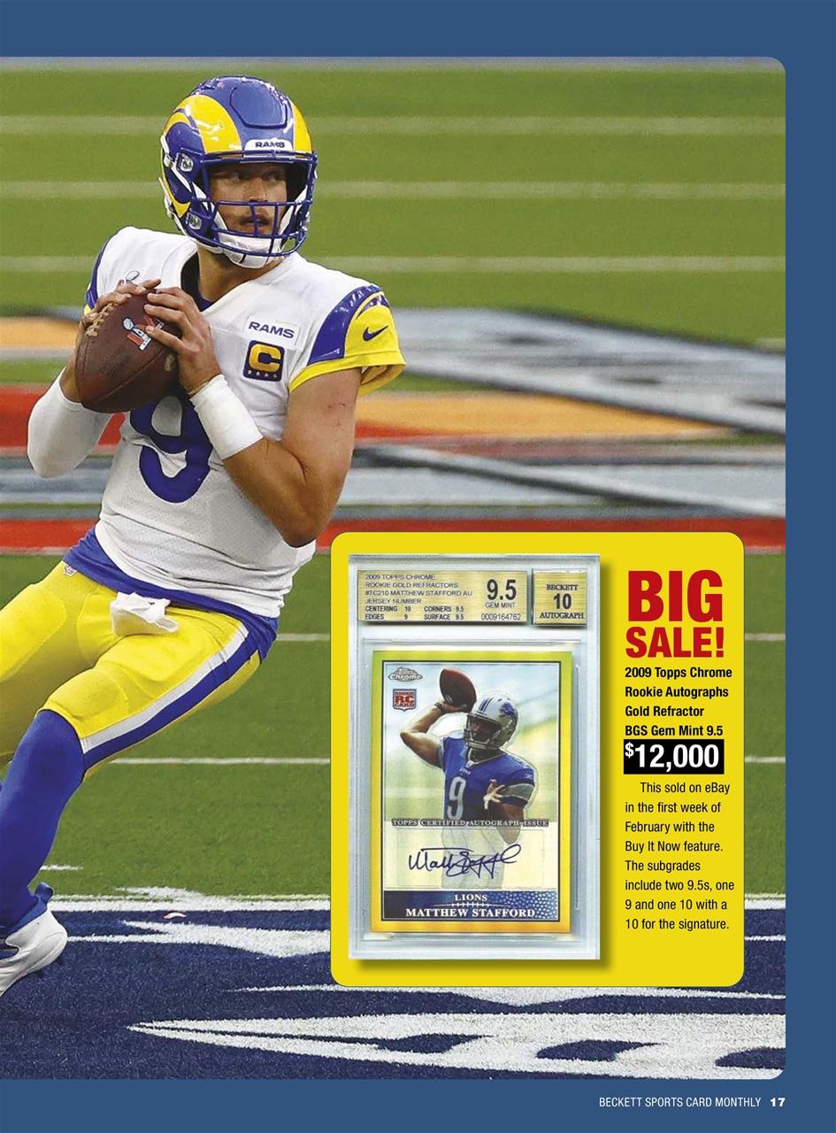 Sports Card Monthly Magazine Preview Pages