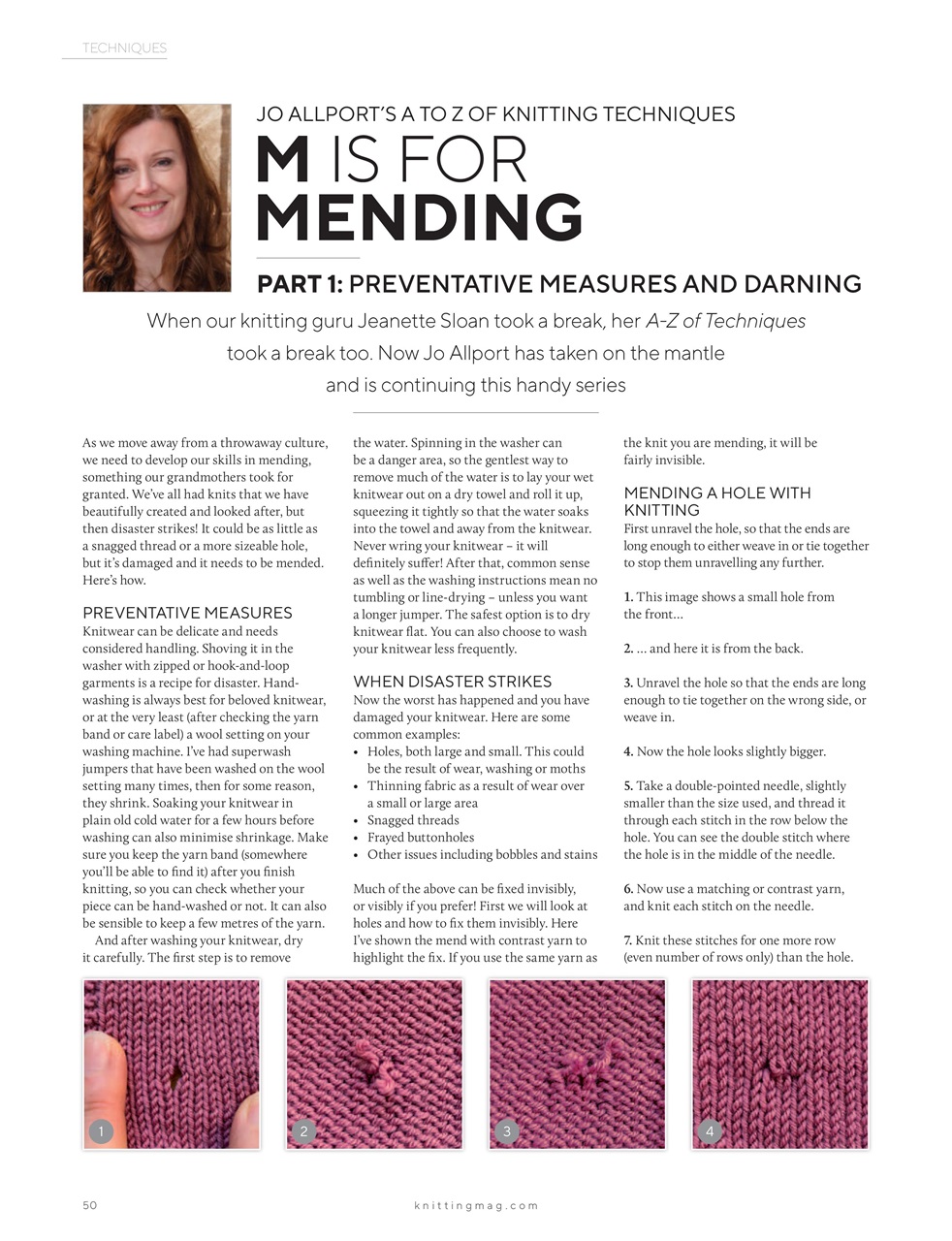 Knitting Preview Pages