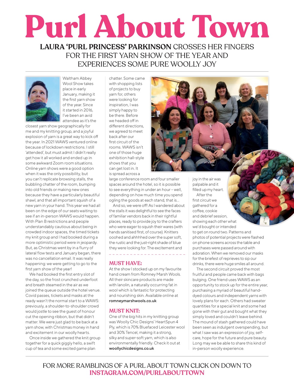 Knitting Preview Pages