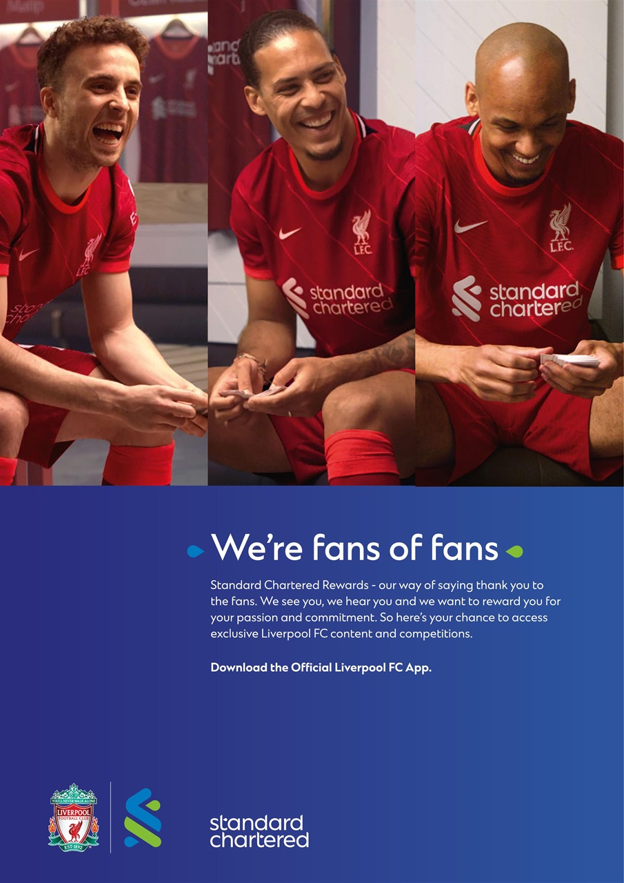 Liverpool FC Magazine Preview Pages