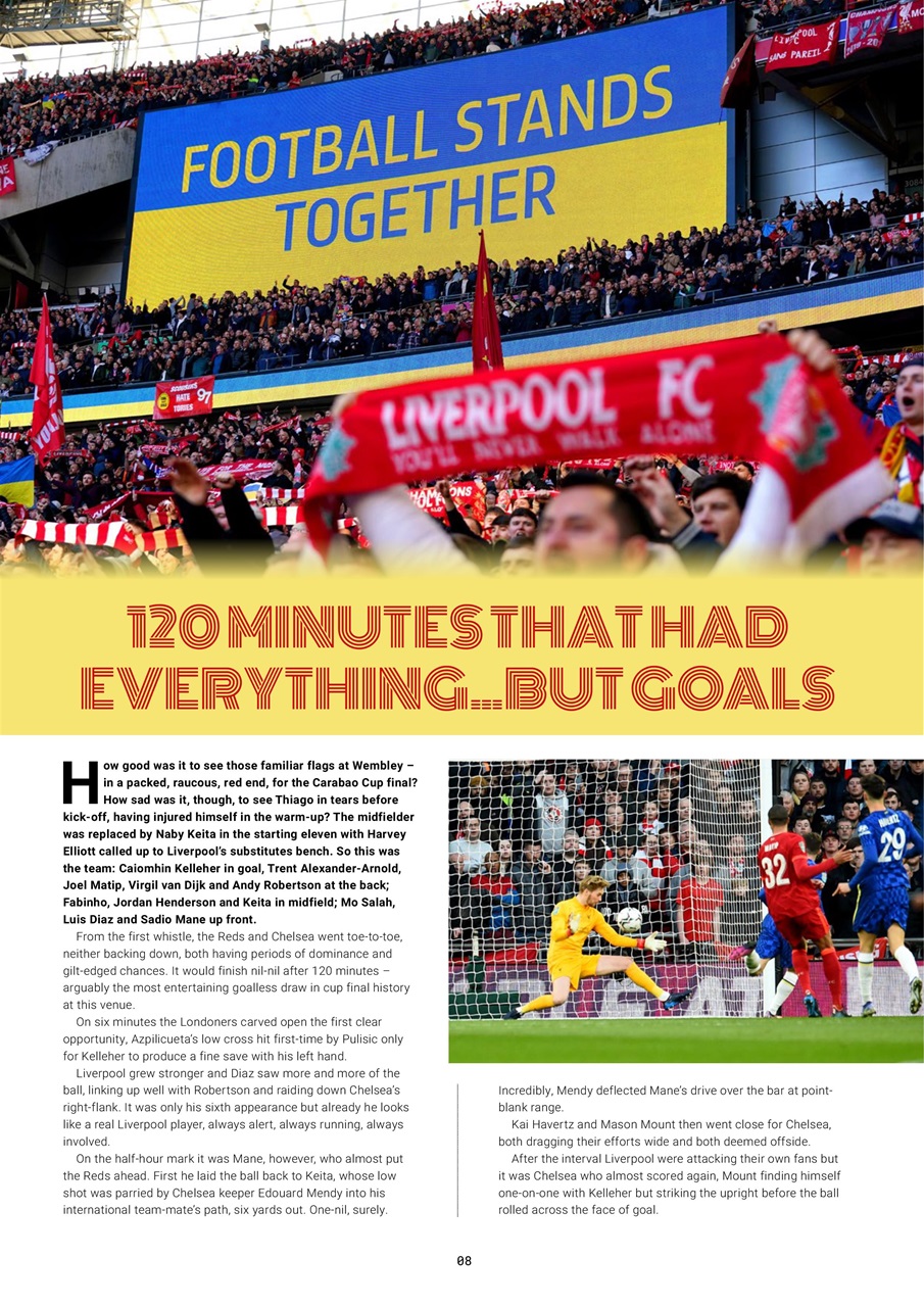 Liverpool FC Magazine Preview Pages