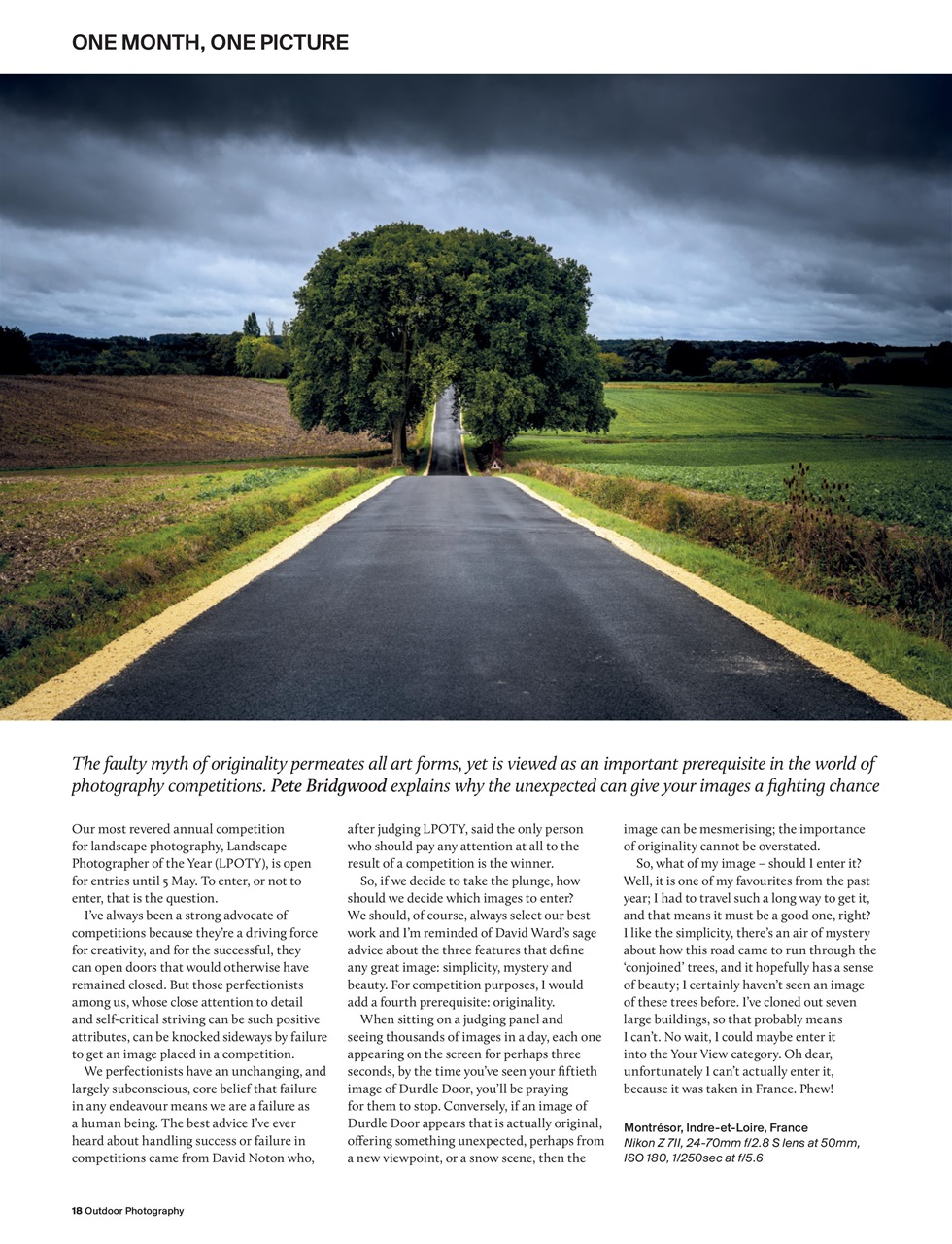 Outdoor Photography Preview Pages