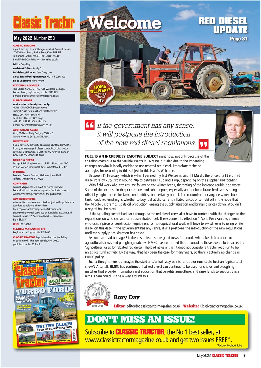 Classic Tractor Preview Pages