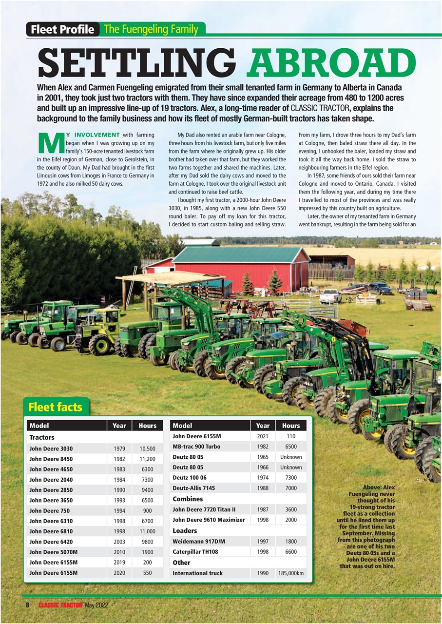 Classic Tractor Preview Pages