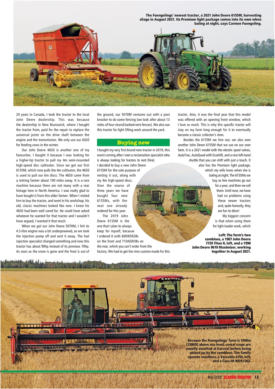 Classic Tractor Preview Pages