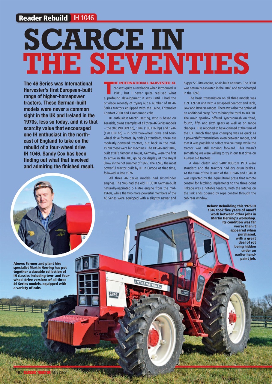 Classic Tractor Preview Pages