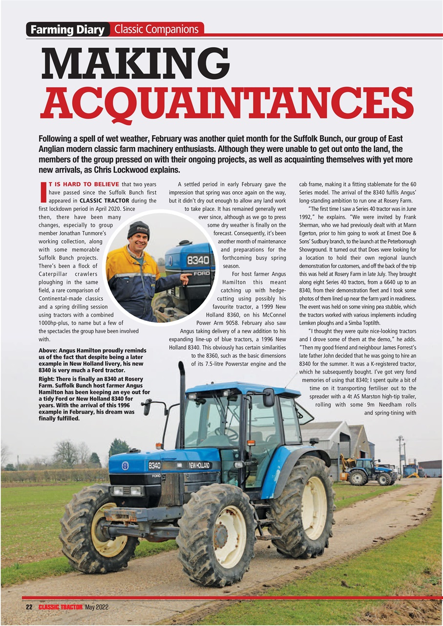 Classic Tractor Preview Pages