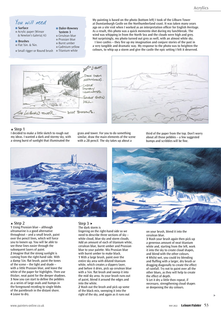 Leisure Painter & The Artist Preview Pages