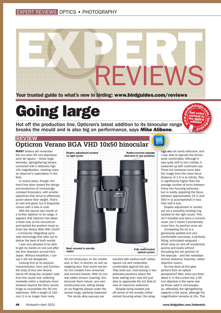 Birdwatch Magazine Preview Pages