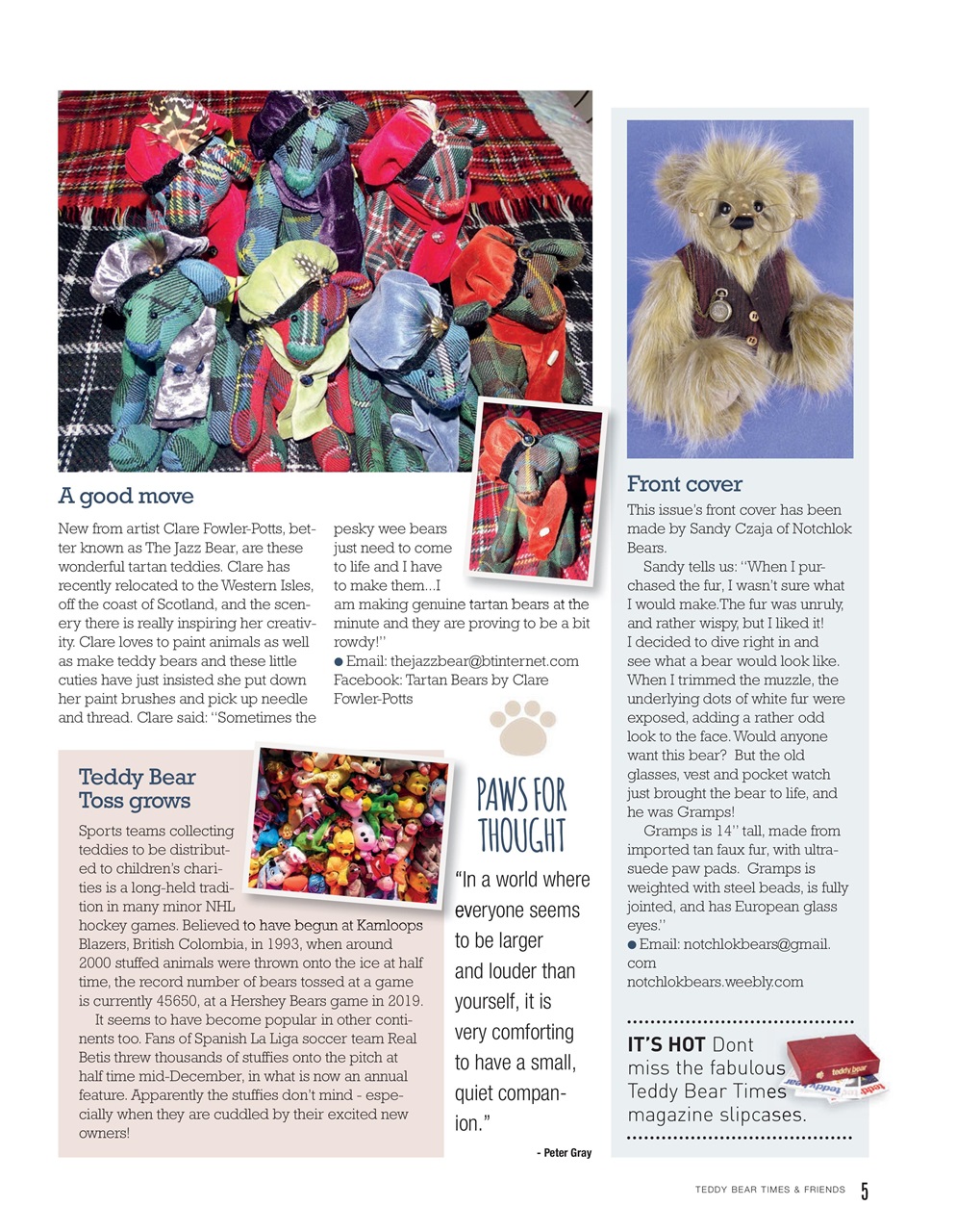 Teddy Bear Times Preview Pages