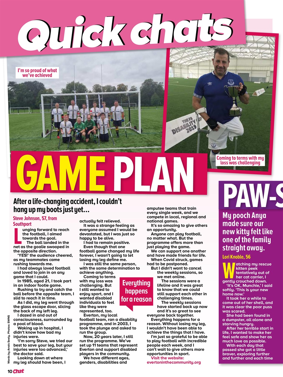 Chat Specials Preview Pages