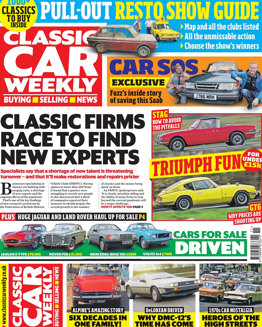 Classic Car Weekly Preview Pages